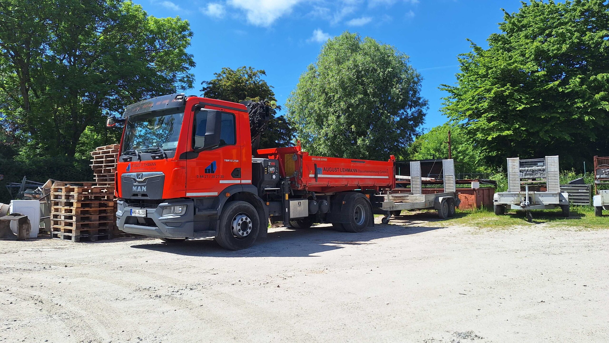 LKW, Bauunternehmen August Lehmann Wilhelmshaven